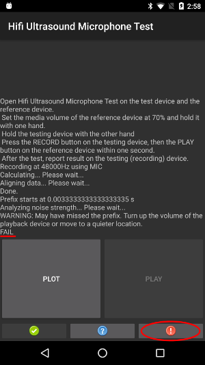 Mic step 4b, test device