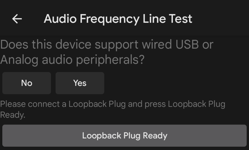loopback plug ready