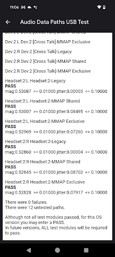 Jalur data audio usb selesai