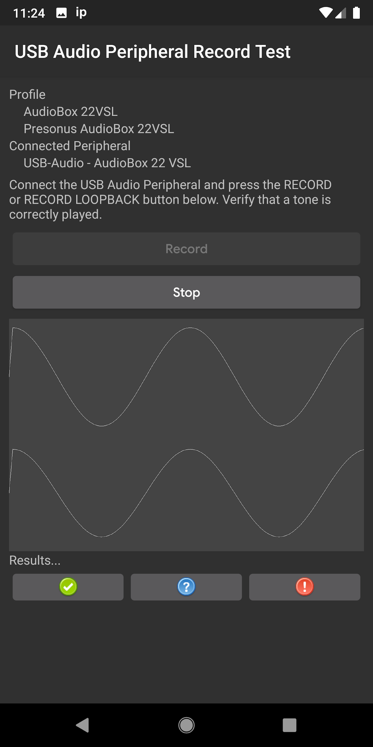 record postconnect running