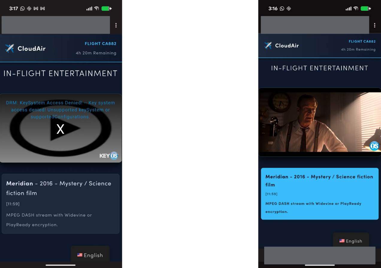 Pemutaran video captive portal